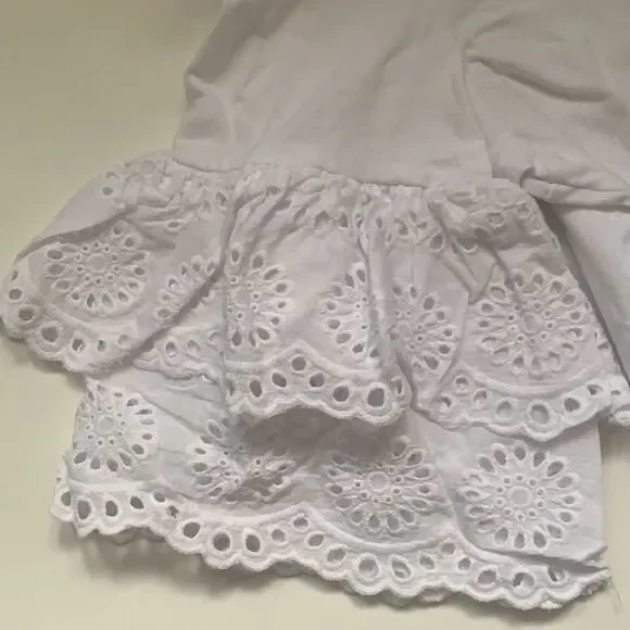 💥STELLA Tweed Top With Crochet Ruffle Sleeves💥 - Picture 3 of 13